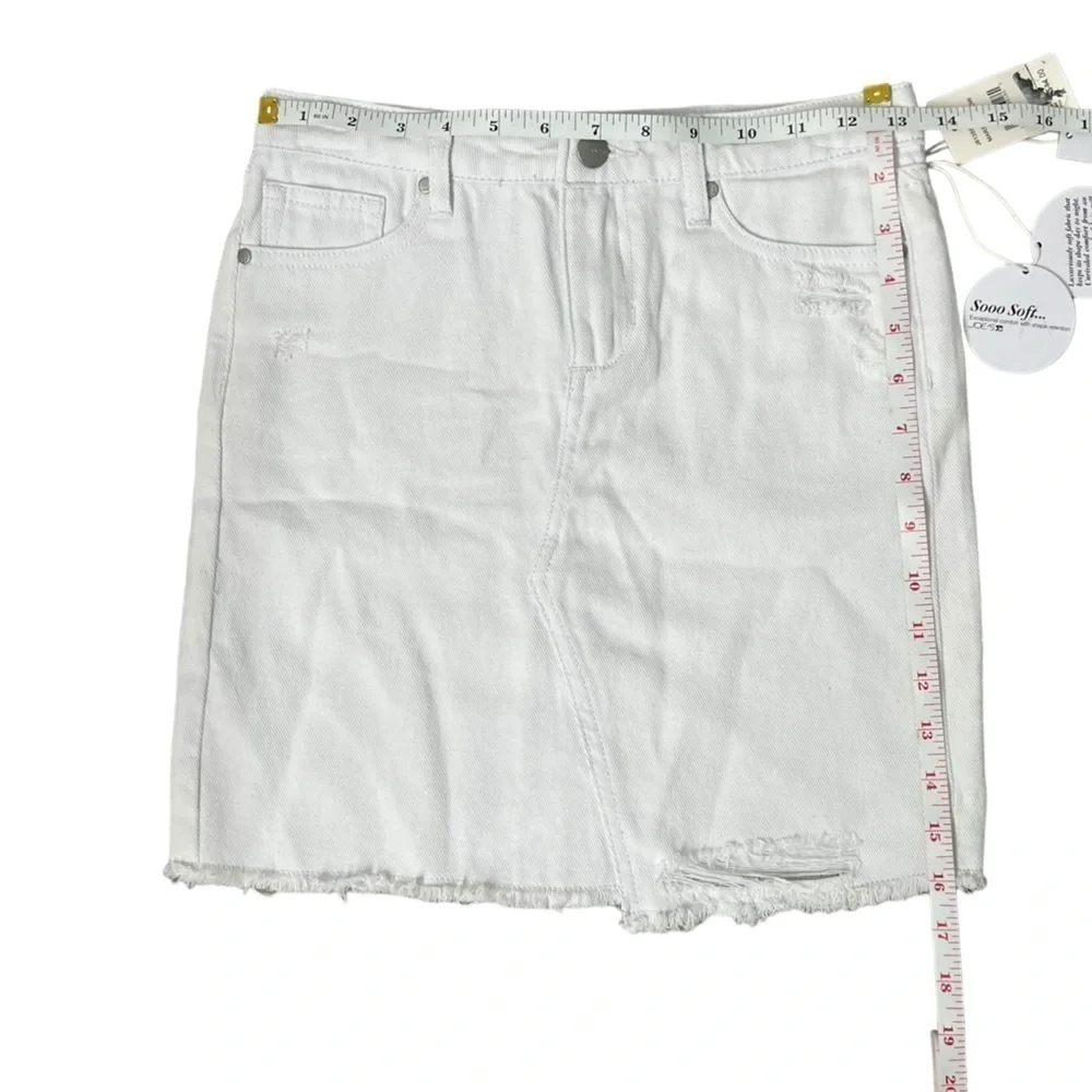 Joe's Marshmallow The Kalee Mid Rise Mini Skirt - Size 16